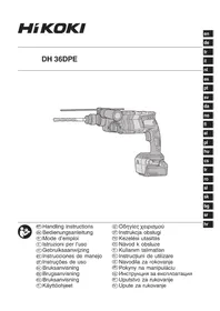 Notice HiKOKI DH36DPE Ciocan
