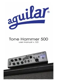 Notice Aguilar TONE HAMMER 500 Ampli guitare
