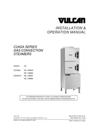 Notice Vulcan C24GA6 Nettoyeur à vapeur