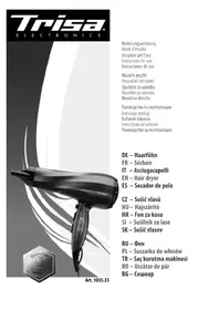 Notice TRISA TOURMALINE TWISTER 1035.33 Sèche cheveux