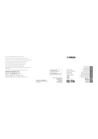Notice YAMAHA CCT1A Chargeur de piles