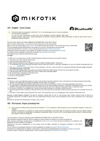 Notice Mikrotik KNOT LR9 KIT Routeur réseau