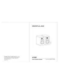 Notice EDIFIER AIRPULSE A100 Speaker