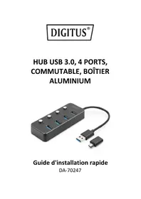 Notice Digitus DA70247 USB hub