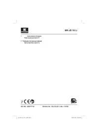 Notice McKenzie MKJS 18 LI Scie