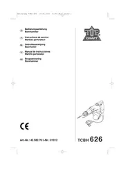 Notice TOP CRAFT TCBH 626 Hammer