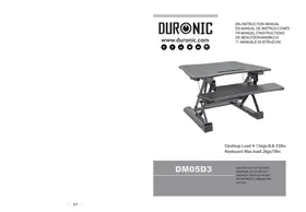 Duronic DM05D3 - Bureau assis-debout