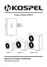 Notice KOSPEL HPM2.Z12 Pompe à chaleur