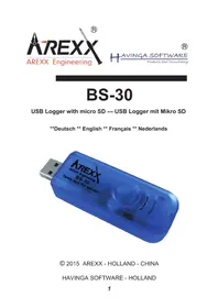 Notice AREXX BS30 équipements de mesure