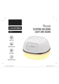 Notice LANAFORM NUXO Appareil d'aide au sommeil