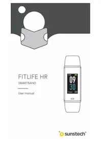 Notice Sunstech FITLIFE HR Montre de sport