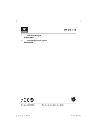 Notice McKenzie MKCS 1410 Scie