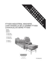 Notice Hobart FT1000I Lave-vaisselle