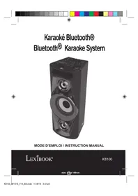 Notice LEXIBOOK K8100 Musikinstrument