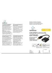 Notice Renkforce RF4299048 Câble pour ordinateur et périphérique