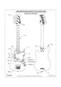 FENDER JMJ Road Worn Mustang Bass - Guitare