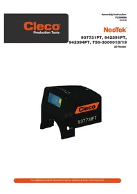 Notice Cleco NEOTEK 937731PT Scanner de codes-barres
