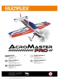 Notice MULTIPLEX ACROMASTER PRO Maquettisme