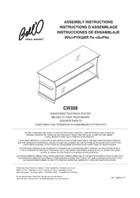 Notice Bell'O CW356 Meuble TV