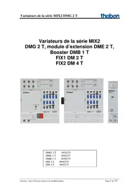 Notice THEBEN DMB 1 T KNX Variateur électrique