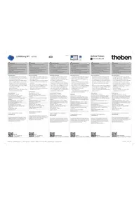Notice THEBEN LUXORLIVING RF1 Automatisme domotique