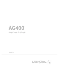 Notice DeepCool AG400 LED Système de refroidissement de matériel informatique