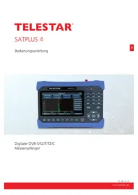 Notice Telestar SATPLUS 4 Analyseur de signal