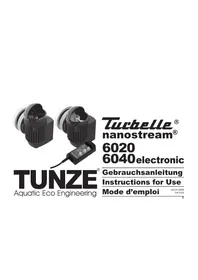 Notice Tunze NANOSTREAM 6020 Filtre à eau
