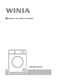Notice WINIA WVDA08T1WK14B Machine à laver
