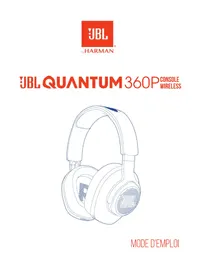 Notice JBL QUANTUM 360P Casque audio