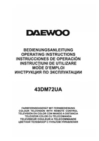 Notice DAEWOO 43DM72UA TELEVISOR