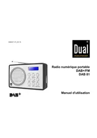 Notice DUAL DAB 81 Radio