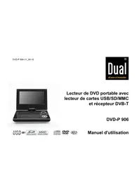 Notice DUAL DVDP 906 Lecteur DVD portable