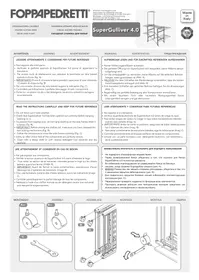 Notice Foppapedretti SUPERGULLIVER 4.0 Séchoir à linge