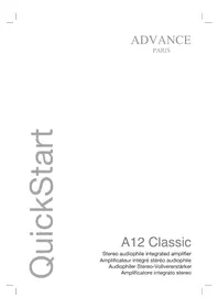 Notice ADVANCE A12 CLASSIC Recepteur