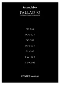 Notice Sonus Faber PALLADIO PC562 Speaker
