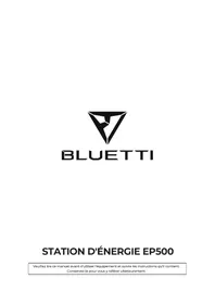 Notice BLUETTI EP500 Générateur