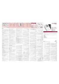 Notice Rossmax CF175F Tensiomètre