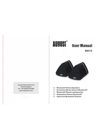 Notice August MS515 Haut-parleur