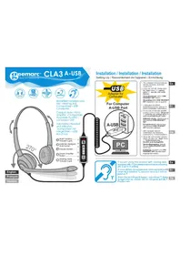 Notice GEEMARC CLA3 AUSB Casque