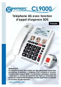 Notice GEEMARC CL9000 Téléphone