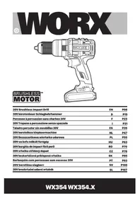 Notice WORX WX354.9 Visseuse