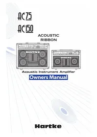 Notice Hartke AC75 Amplificatore per chitarra