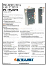 Notice Intellinet 780094 équipements de mesure