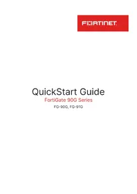 Notice Fortinet FORTIGATE 90G Pare-feu (matériel informatique)