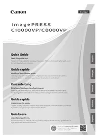 Notice CANON IMAGEPRESS C10000VP Controller