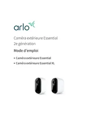 Notice ARLO ESSENTIAL 2K Appareil photo
