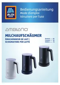 Notice Ambiano GTMF07 Mousseur à lait