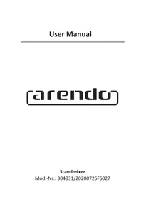 Notice Arendo 304831 Table de mixage
