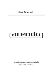 Notice Arendo 303012 Table de mixage